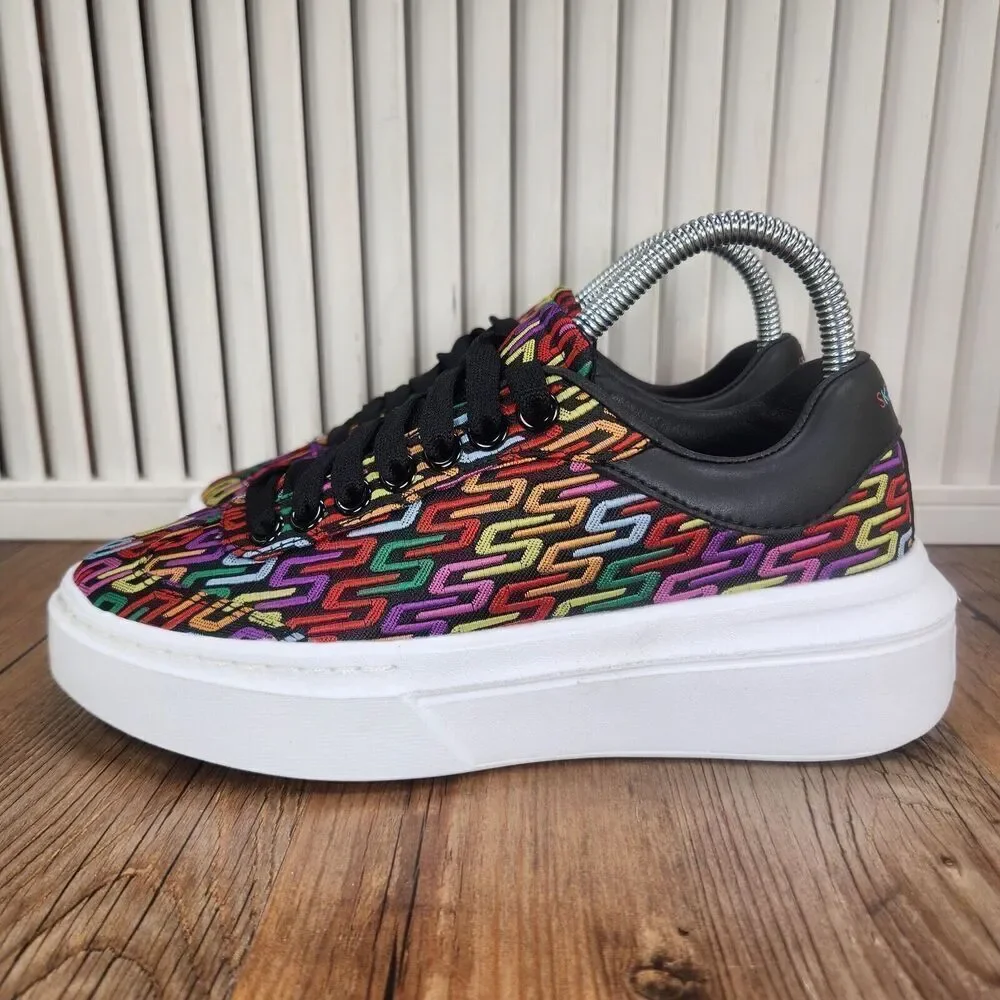 Skechers Cordova Classic High Status 185067 Women 6 Colorful Sporty Tennis Shoes